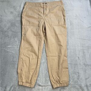 Sanctuary Pants 32 Womens Maya Crop Jogger Khaki Stretch Anthropologie